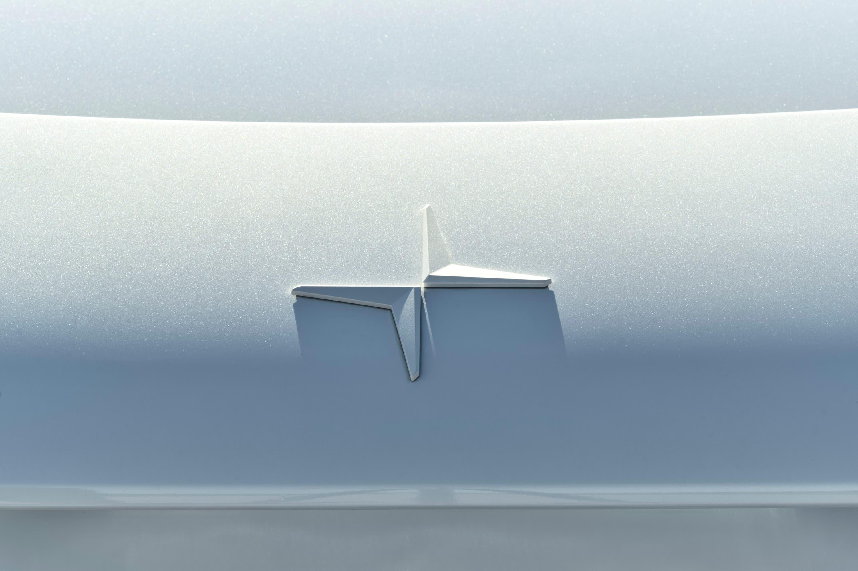 Polestar car badge Polestar car badge